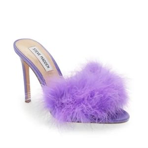 Steve Madden Shoes Steve Madden Spin Feathery Heeled Slipon